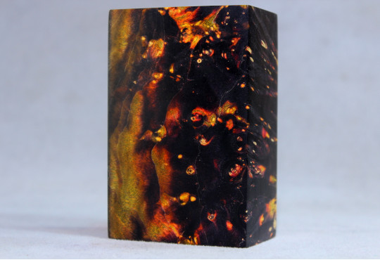 Stabilized Maple Burl Wood Mod Block